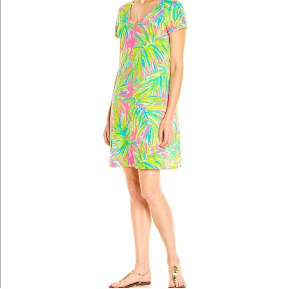 Lilly Pulitzer Jessica Short Sleeve Dress size XXS Multicolor Cotton Vacation